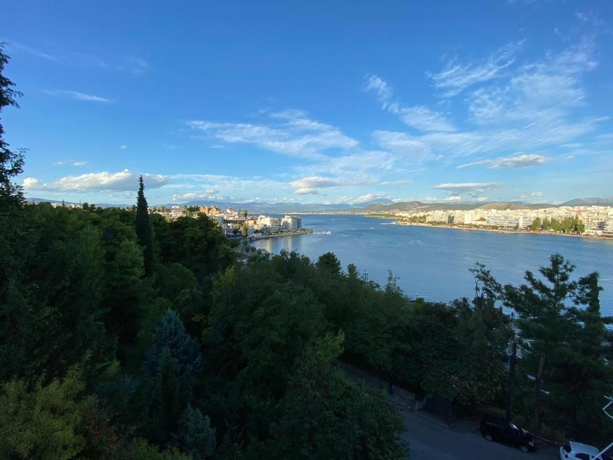 30M² Cosy Studio With Panoramic Sea View Chalkís Exteriör bild
