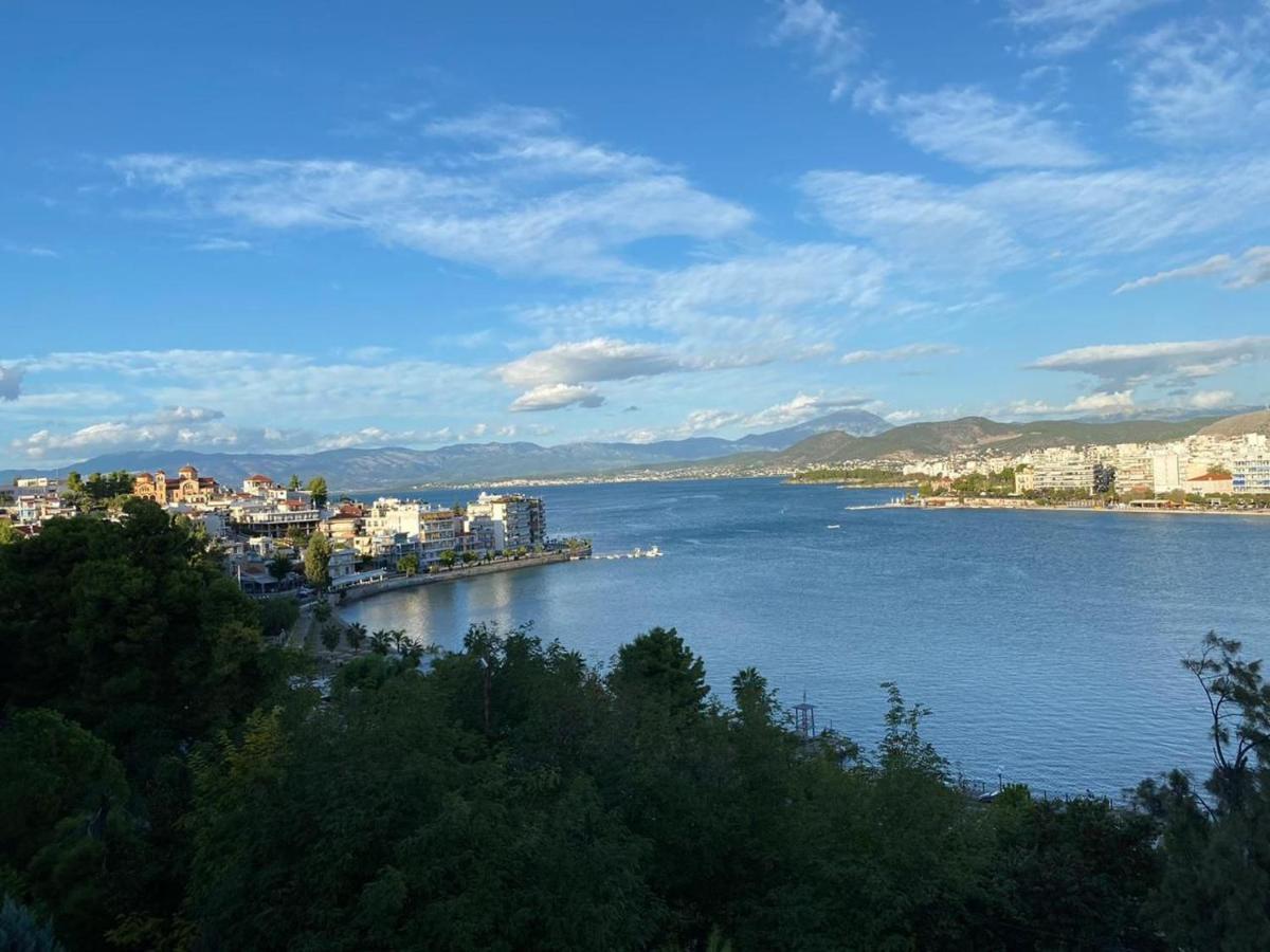 30M² Cosy Studio With Panoramic Sea View Chalkís Exteriör bild