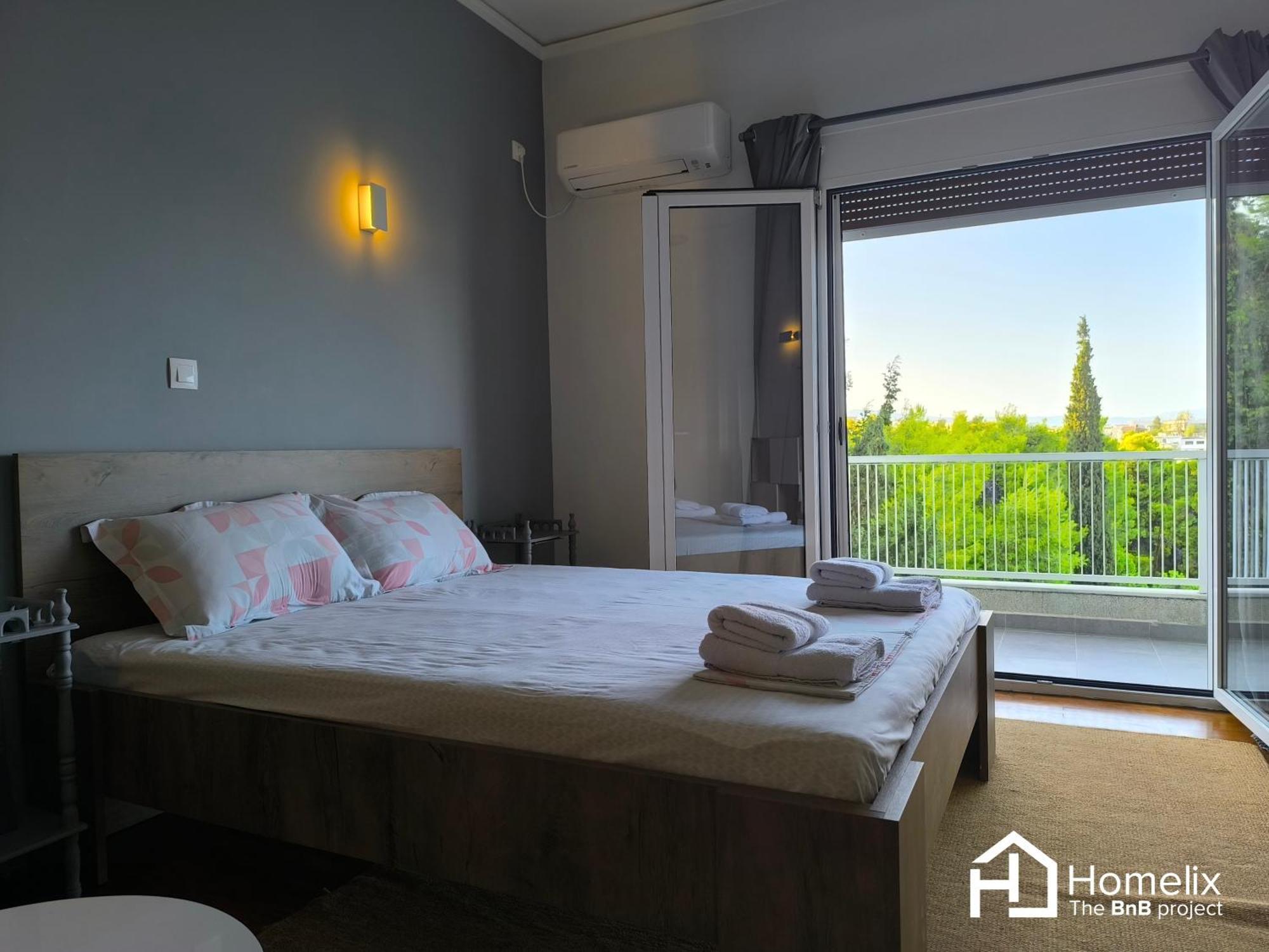 30M² Cosy Studio With Panoramic Sea View Chalkís Exteriör bild
